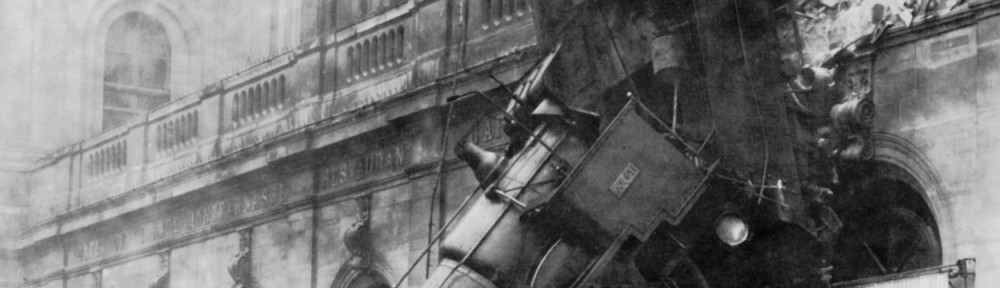 Train wreck at Montparnasse 1895